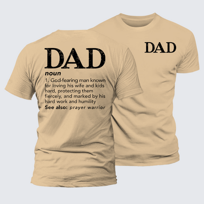 Luxe Mercerized Cotton Tee - Dad See Also Prayer Warrior
