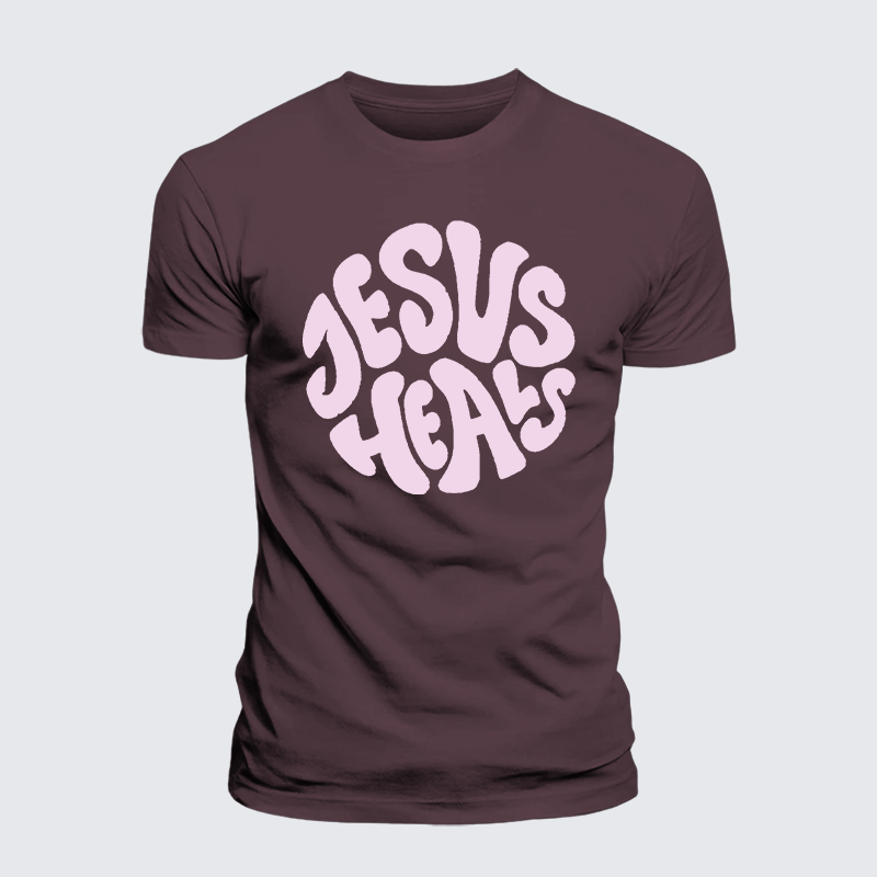 Luxe Mercerized Cotton Tee - Jesus Heals