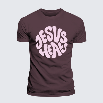 Luxe Mercerized Cotton Tee - Jesus Heals