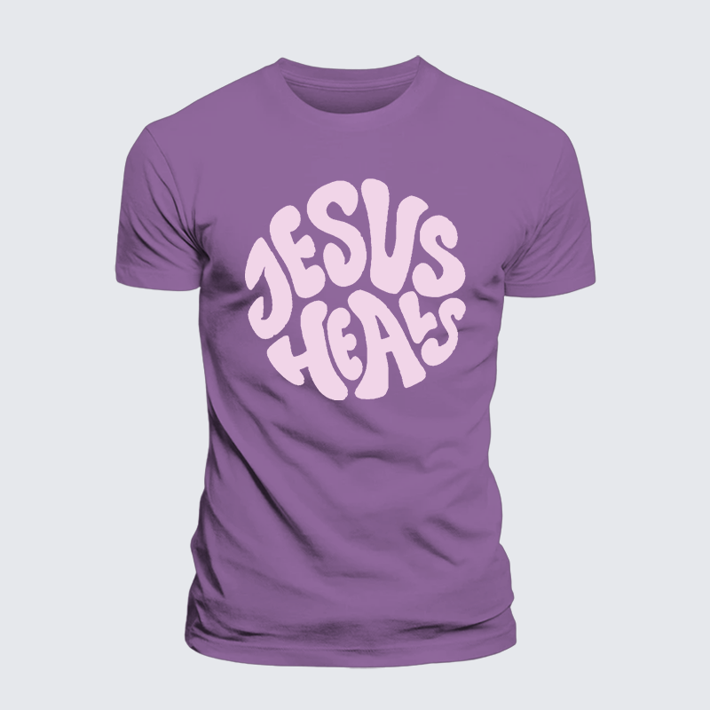 Luxe Mercerized Cotton Tee - Jesus Heals