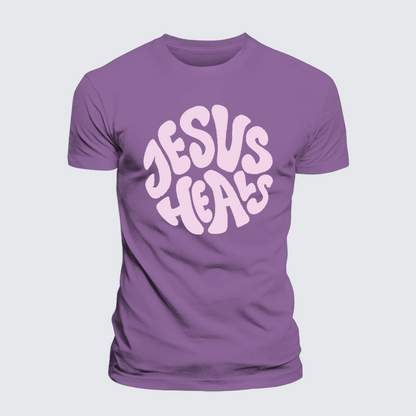 Luxe Mercerized Cotton Tee - Jesus Heals