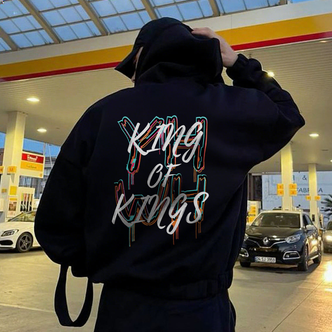 King Of Kings Printed Men's Hoodie