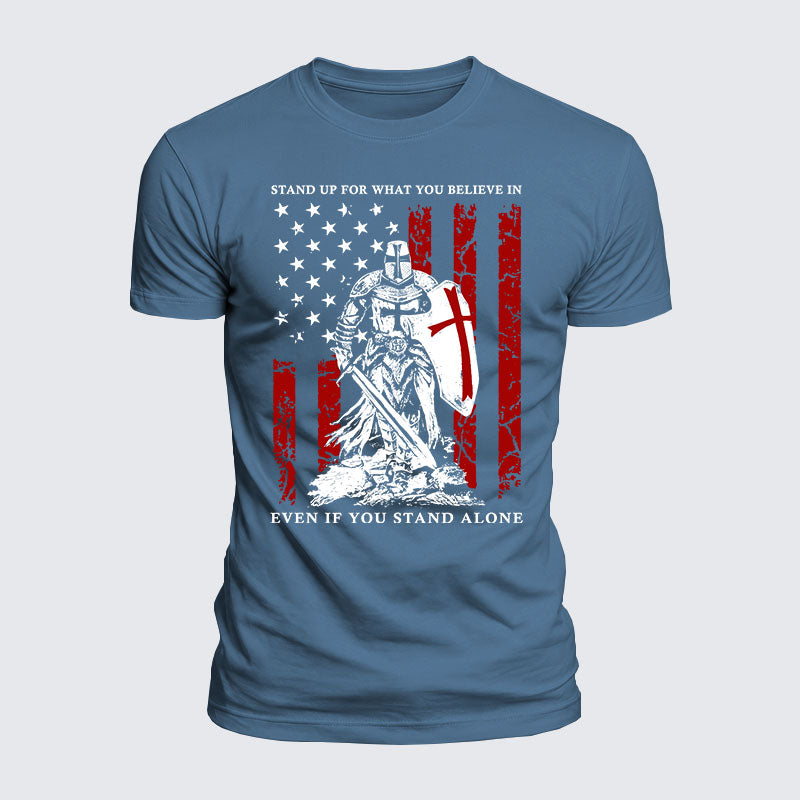 Luxe Mercerized Cotton Tee -  Stand Up For What You Believe