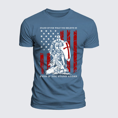 Luxe Mercerized Cotton Tee -  Stand Up For What You Believe