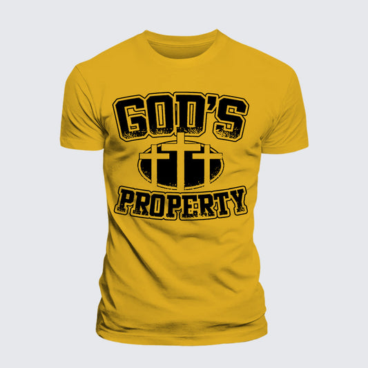 Luxe Mercerized Cotton Tee - Property Of God