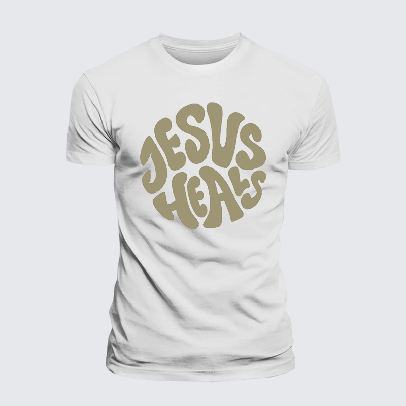 Luxe Mercerized Cotton Tee - Jesus Heals