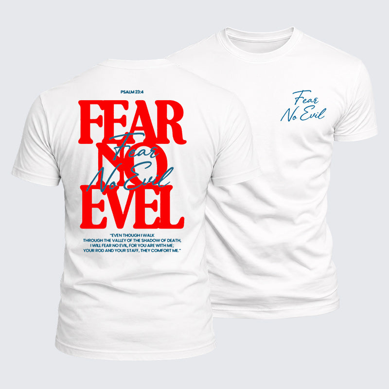 Luxe Mercerized Cotton Tee - Fear No Evil