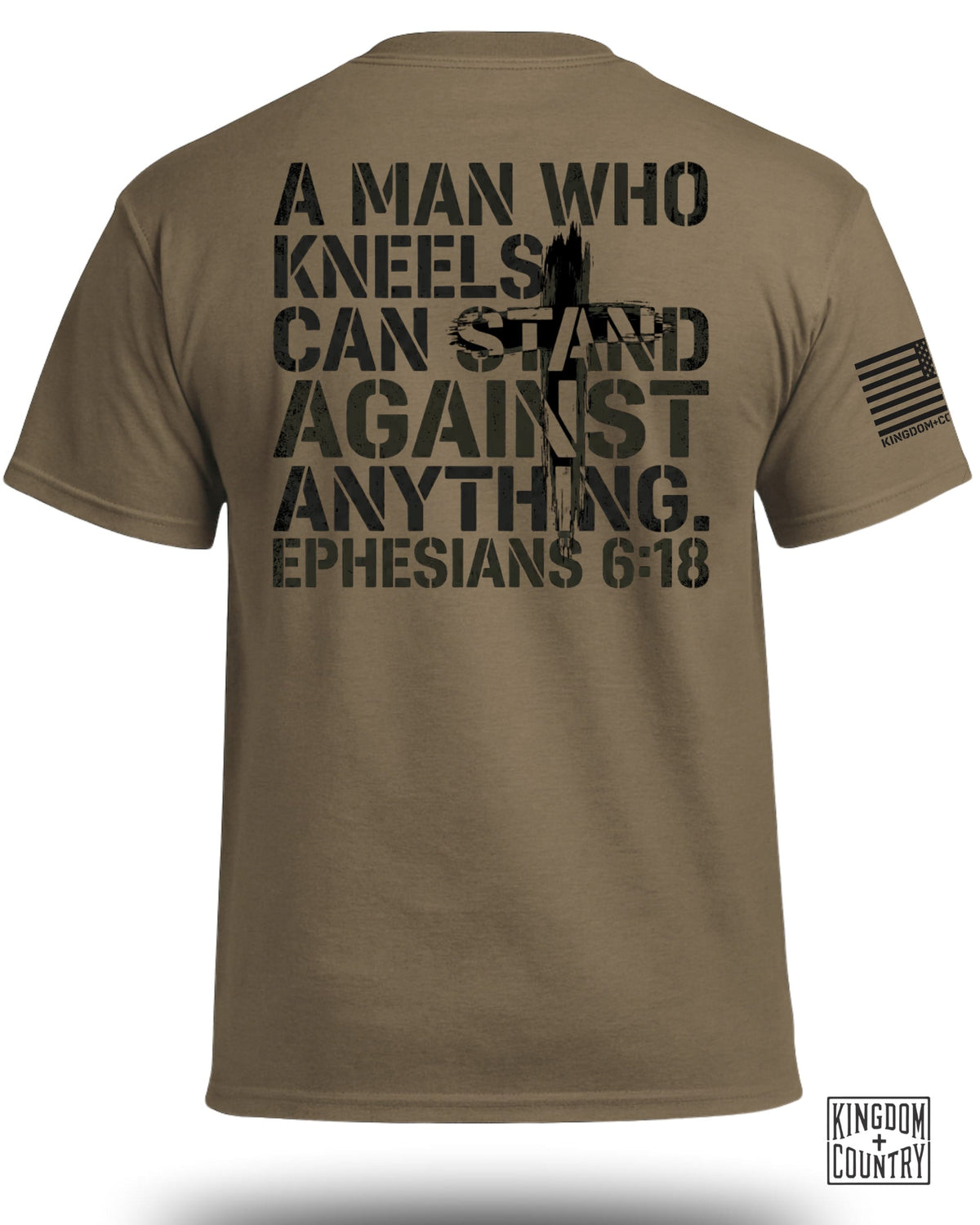 A Man Who Kneels Can Stand Against Anything T-Shirt