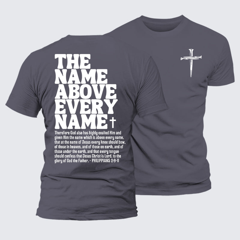 Luxe Mercerized Cotton Tee - The Name Above Every Name