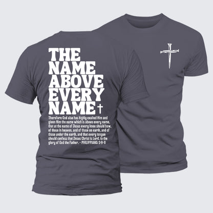 Luxe Mercerized Cotton Tee - The Name Above Every Name