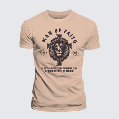 Luxe Mercerized Cotton Tee - Man Of Faith
