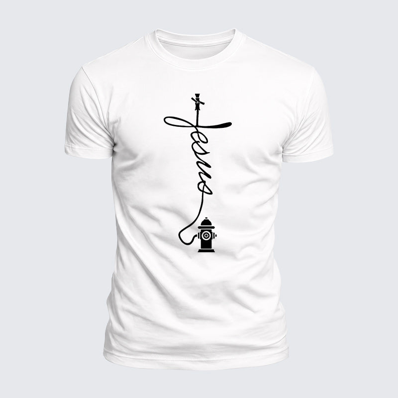 Luxe Mercerized Cotton Tee - Firefighter