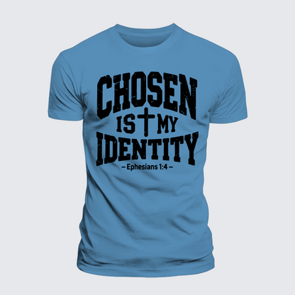 Luxe Mercerized Cotton Tee - Chosen Is My ldentity