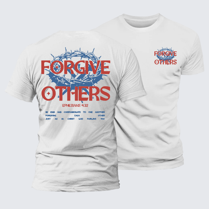 Luxe Mercerized Cotton Tee - Forgive Others