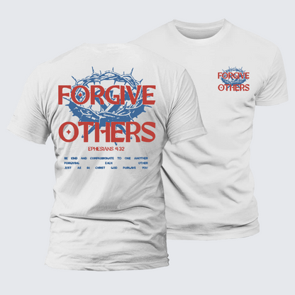 Luxe Mercerized Cotton Tee - Forgive Others