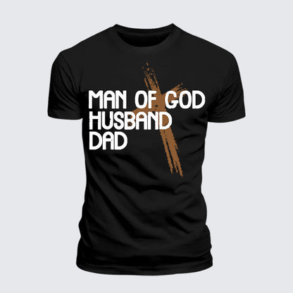 Luxe Mercerized Cotton Tee - Man Of God Husband Dad