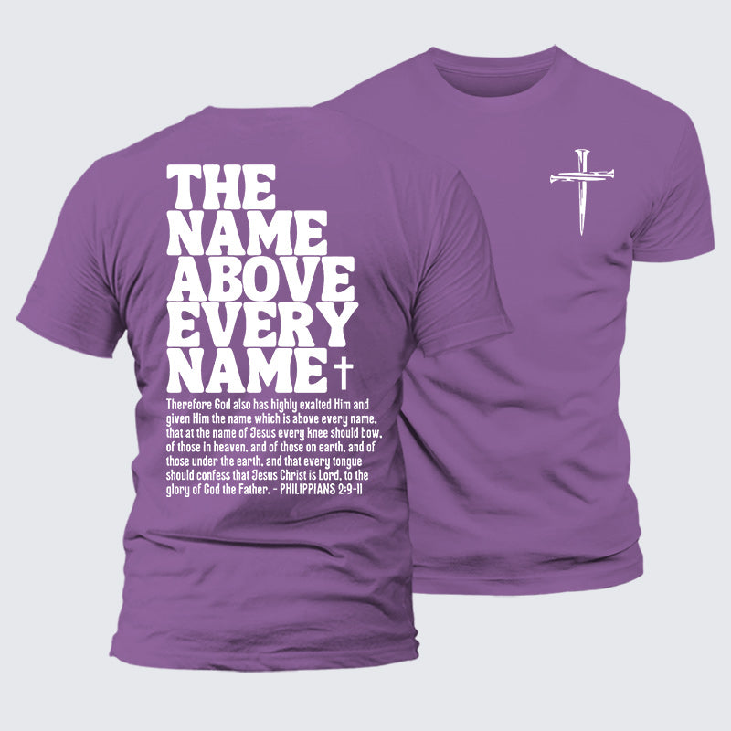 Luxe Mercerized Cotton Tee - The Name Above Every Name