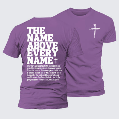 Luxe Mercerized Cotton Tee - The Name Above Every Name