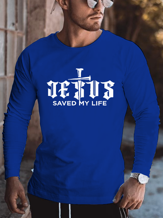 Jesus Save My Life Long Sleeve T-Shirt