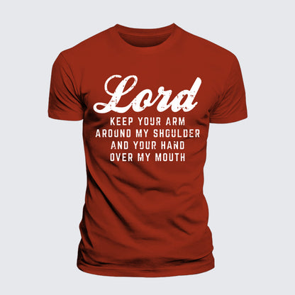 Luxe Mercerized Cotton Tee - Lord Arm Shoulder Hand Mouth