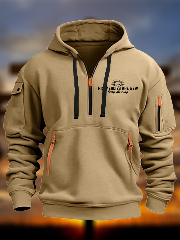 His Mercies Are New Every Morning Jesus God Christian Zipper Hoodies