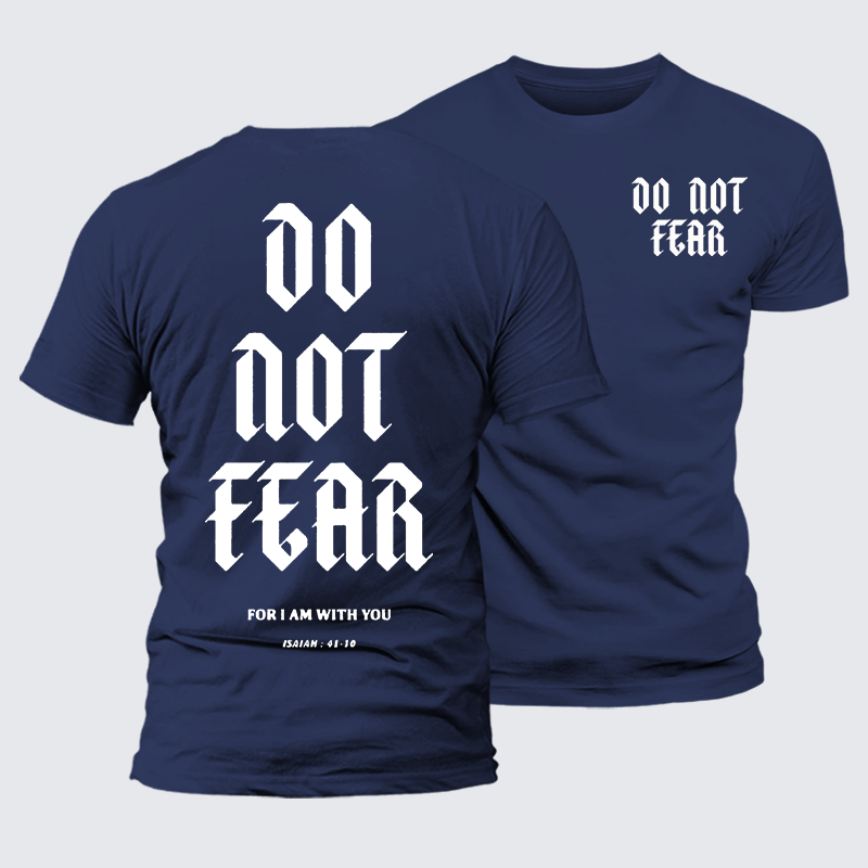 Luxe Mercerized Cotton Tee - Do Not Fear