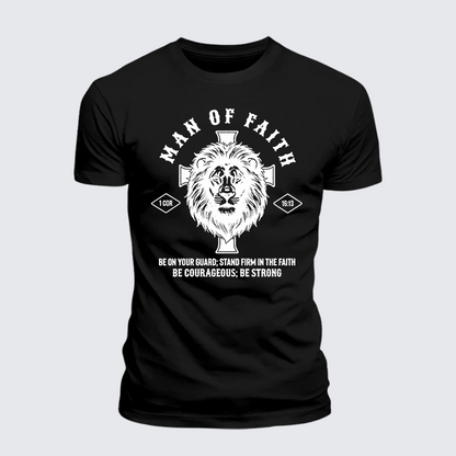 Luxe Mercerized Cotton Tee - Man Of Faith