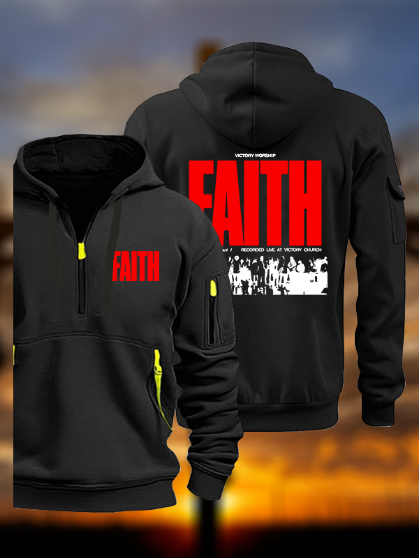 Faith Jesus God Christian Zipper Hoodies