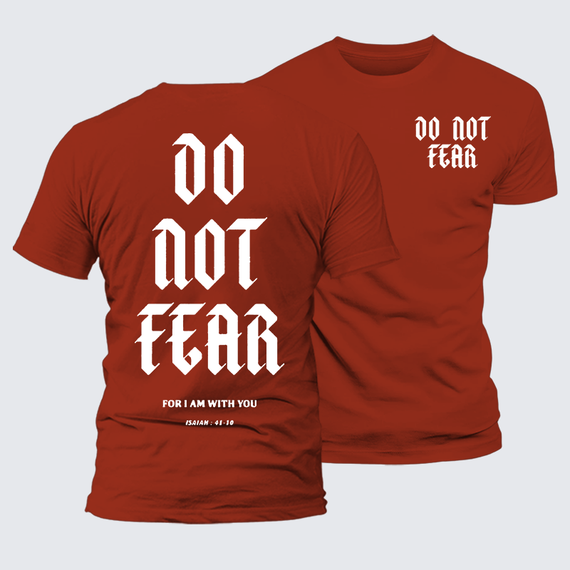 Luxe Mercerized Cotton Tee - Do Not Fear