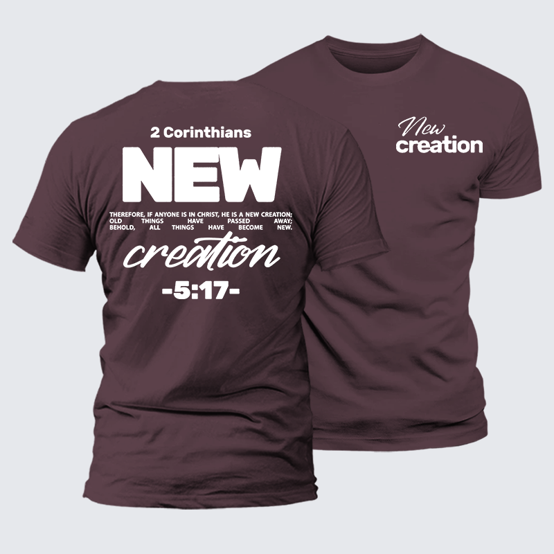 Luxe Mercerized Cotton Tee - New Creation