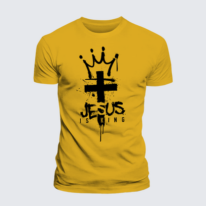 Luxe Mercerized Cotton Tee - Jesus Is King