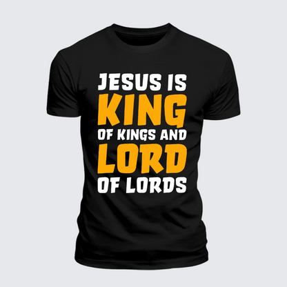 Luxe Mercerized Cotton Tee - Jesus Is King Of Kings And Lord Of Lords