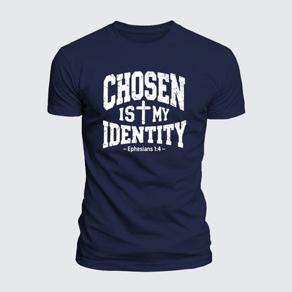 Luxe Mercerized Cotton Tee - Chosen Is My Identity