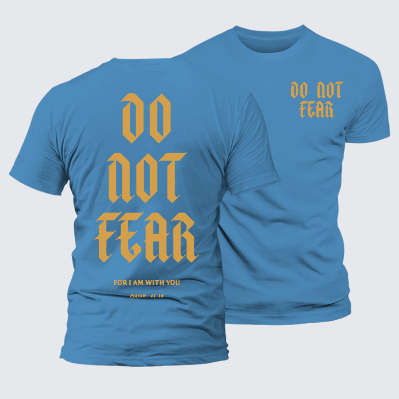Luxe Mercerized Cotton Tee - Do Not Fear