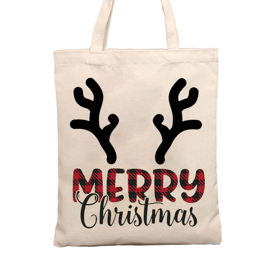 Merry Christmas Christmas Gift Tote Bag Canvas Bag