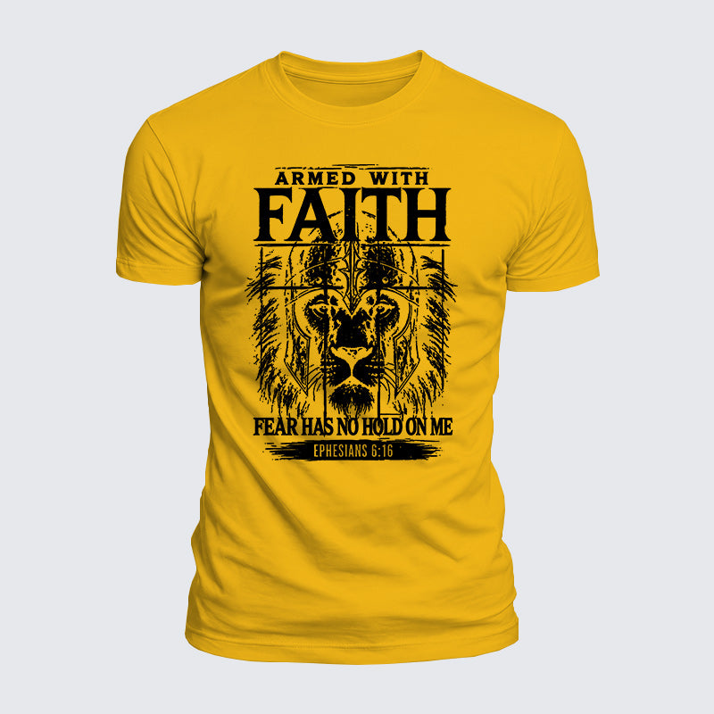 Luxe Mercerized Cotton Tee - Armed With Faith