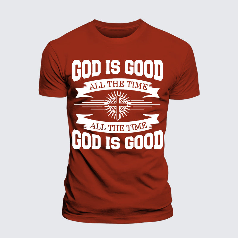 Luxe Mercerized Cotton Tee - God Is Good All The Time
