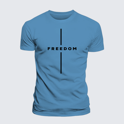 Luxe Mercerized Cotton Tee - Freedom Is Not Free