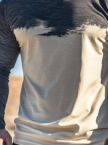 Men's Outdoor Sun Protection Breathable Cool Hooded Sun Protection Long Sleeve Top