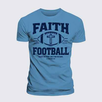 Luxe Mercerized Cotton Tee - FAITH & FOOTBALL