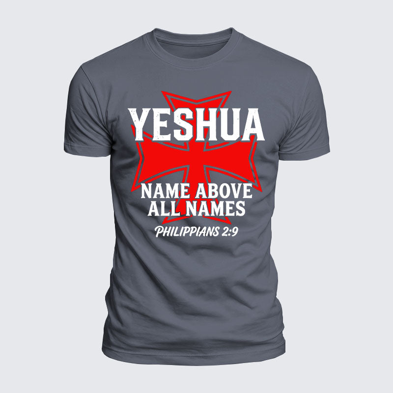 Luxe Mercerized Cotton Tee -  Yeshua Name Above All Names