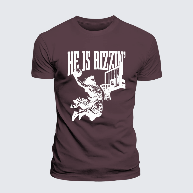 Luxe Mercerized Cotton Tee - He Is Rizzin