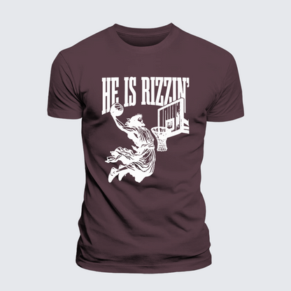 Luxe Mercerized Cotton Tee - He Is Rizzin