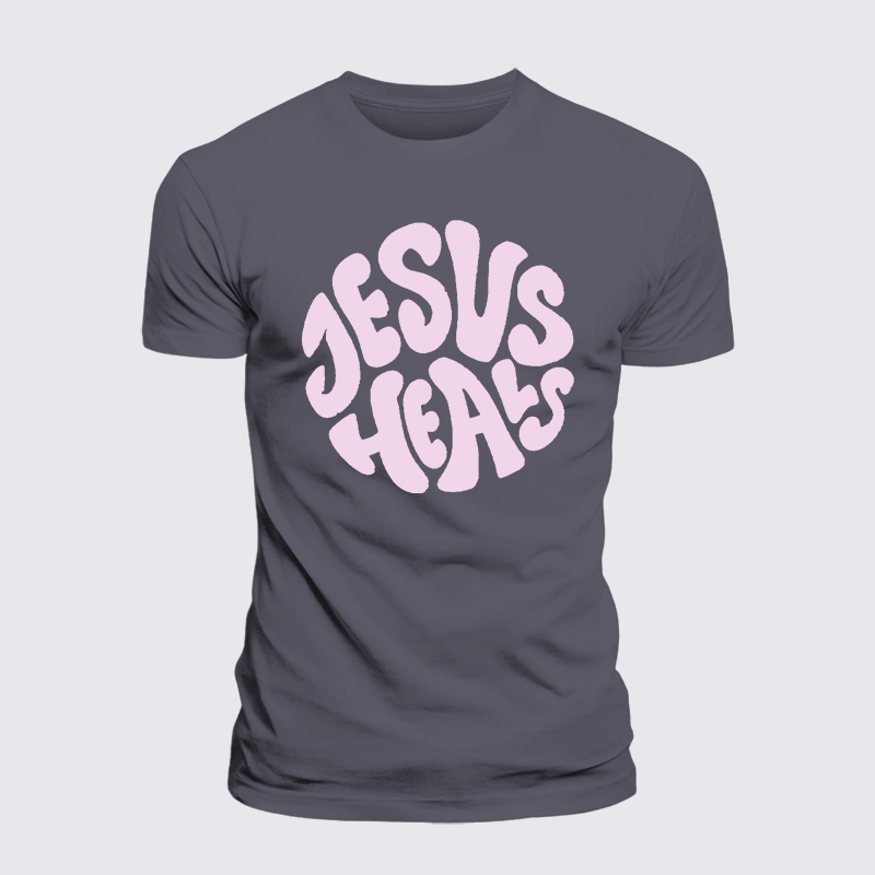 Luxe Mercerized Cotton Tee - Jesus Heals