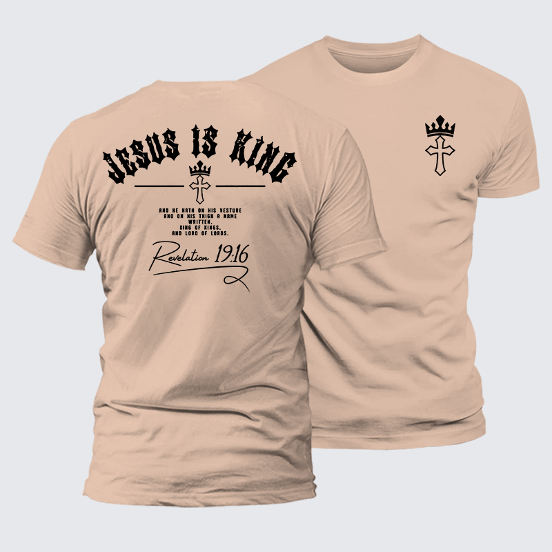 Luxe Mercerized Cotton Tee - Jesus Is King