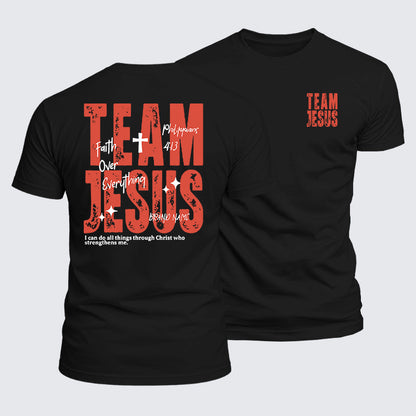 Luxe Mercerized Cotton Tee - Team Jesus
