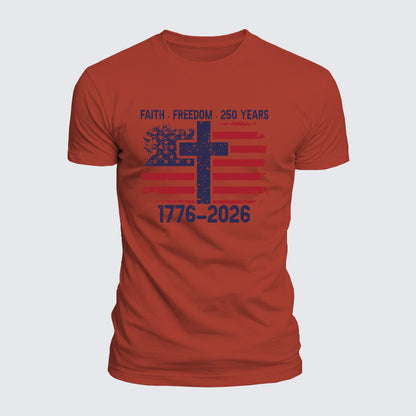 Luxe Mercerized Cotton Tee - Faith Freedom