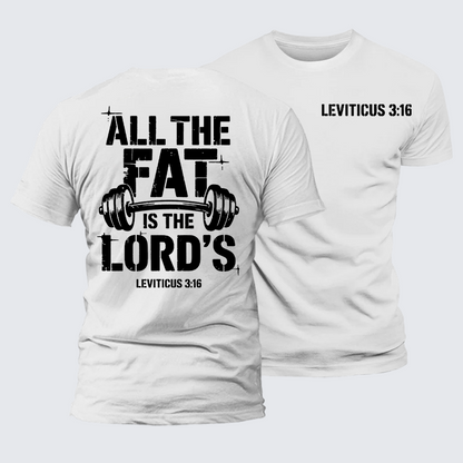 Luxe Mercerized Cotton Tee - All The Fat Is The Lord's