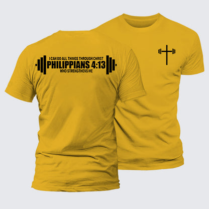 Luxe Mercerized Cotton Tee - Philippians 4:13