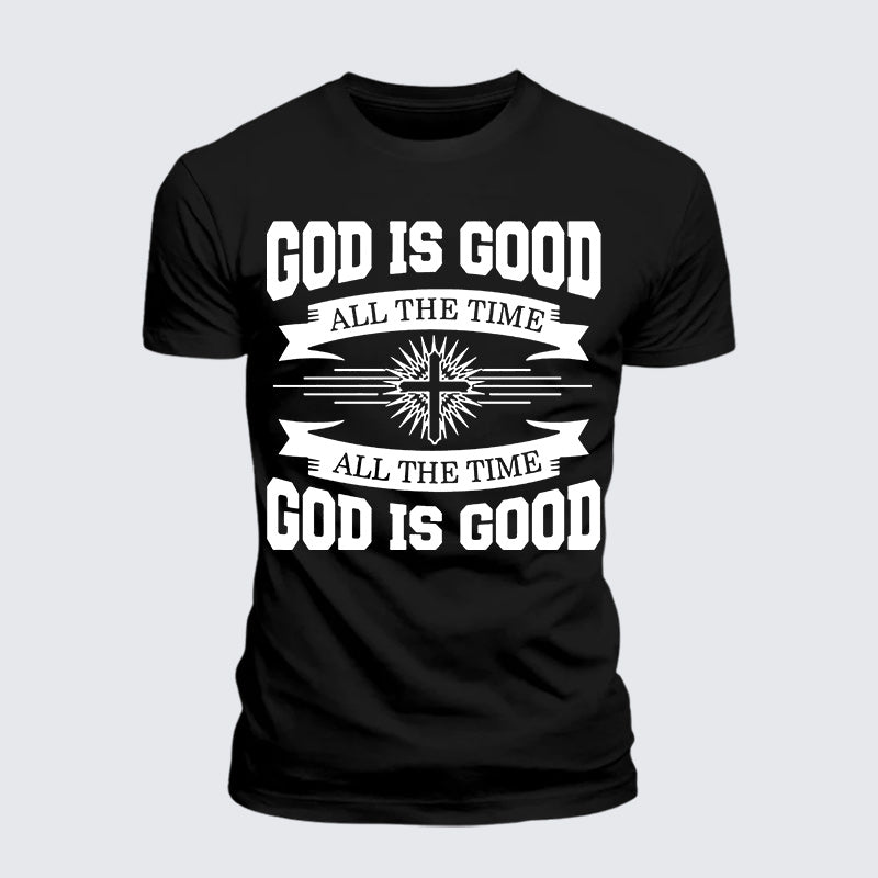 Luxe Mercerized Cotton Tee - God Is Good All The Time